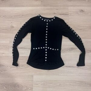 y2k gothic lip service long sleeve